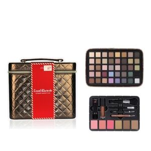 Macy's Gold Makeup Case